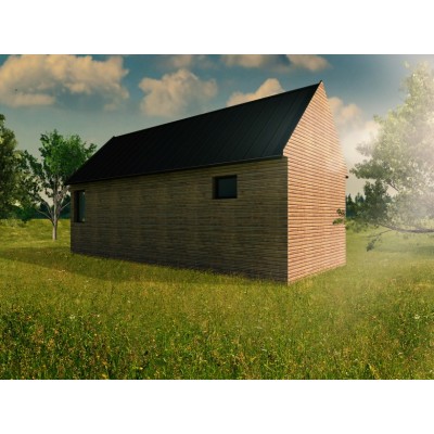 One-room modular house