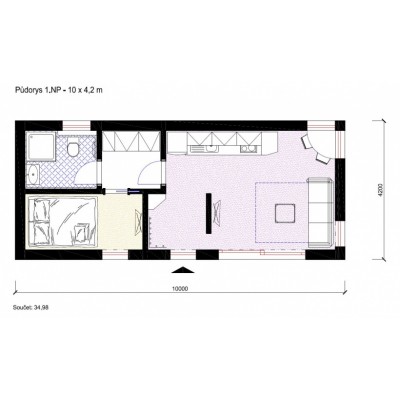 Jedan modularna kuća