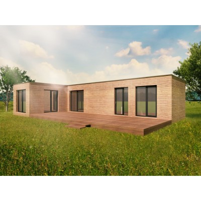 Trisobna modularna hiša
