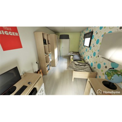 Modularno hišo, 3-sobno