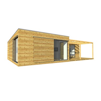 Modularno hišo, 3-sobno