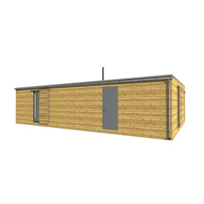 Modularno hišo, 3-sobno