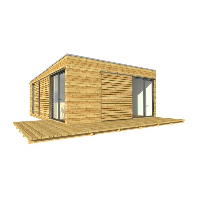 Modularno hišo, 3-sobno