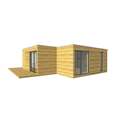 Modularno hišo, 3-sobno