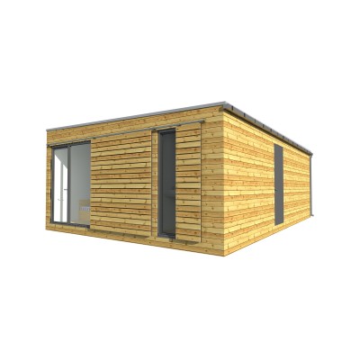 Modularno hišo, 3-sobno