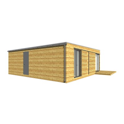 Modularno hišo, 3-sobno