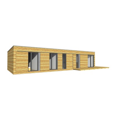 Modularno hišo, 4-sobno
