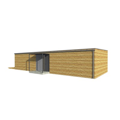 Modularno hišo, 4-sobno