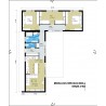 Modular house 4-room - floor plan