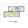 Modular house 4-room - floor plan