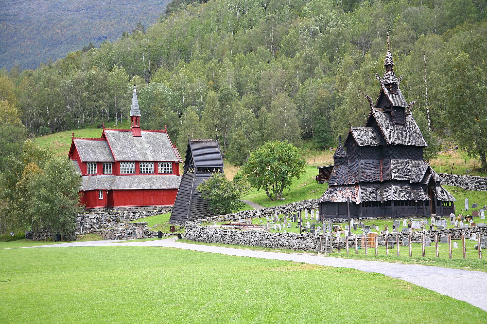 Borgund, sloupový kostel, Lærdal