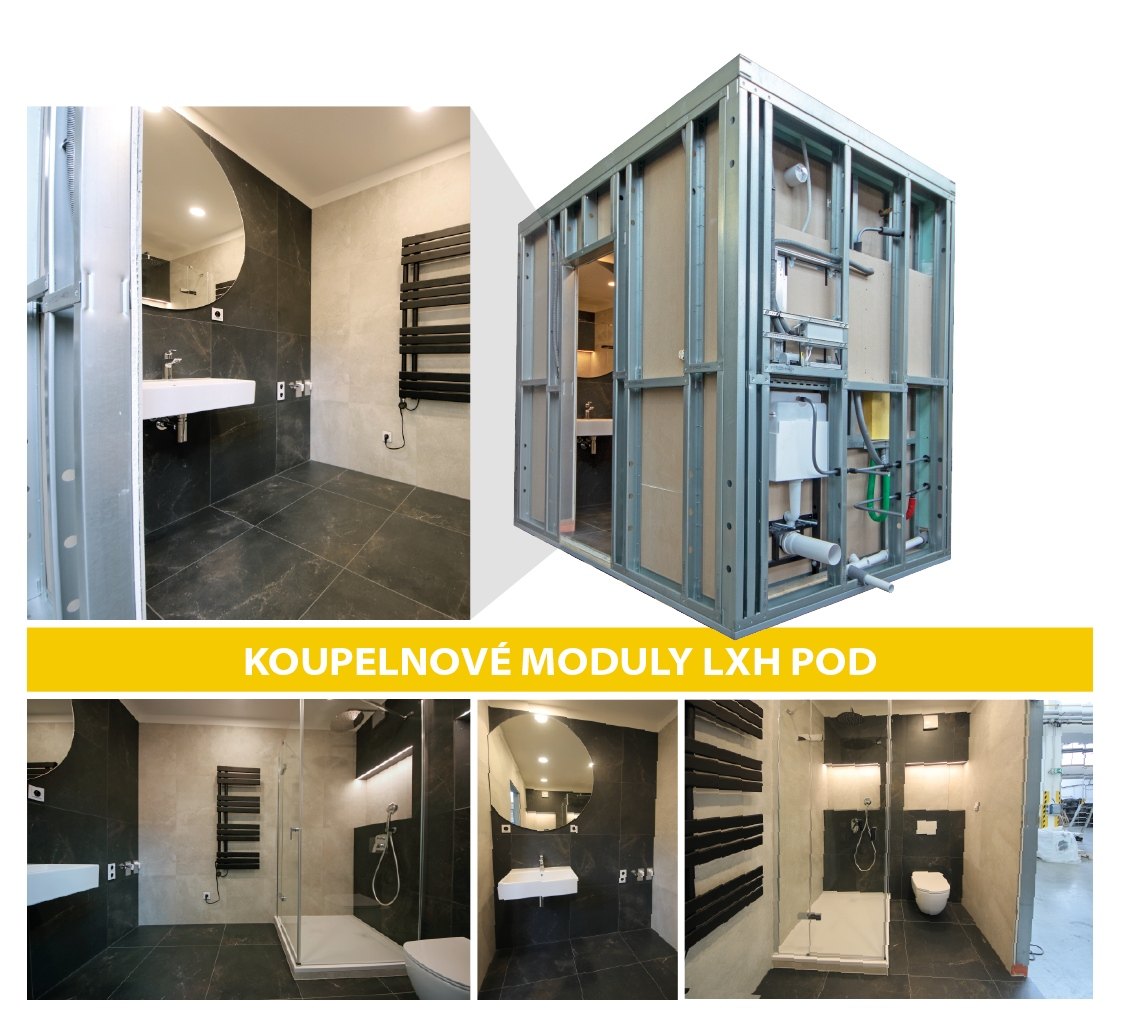 Modulová koupelna.