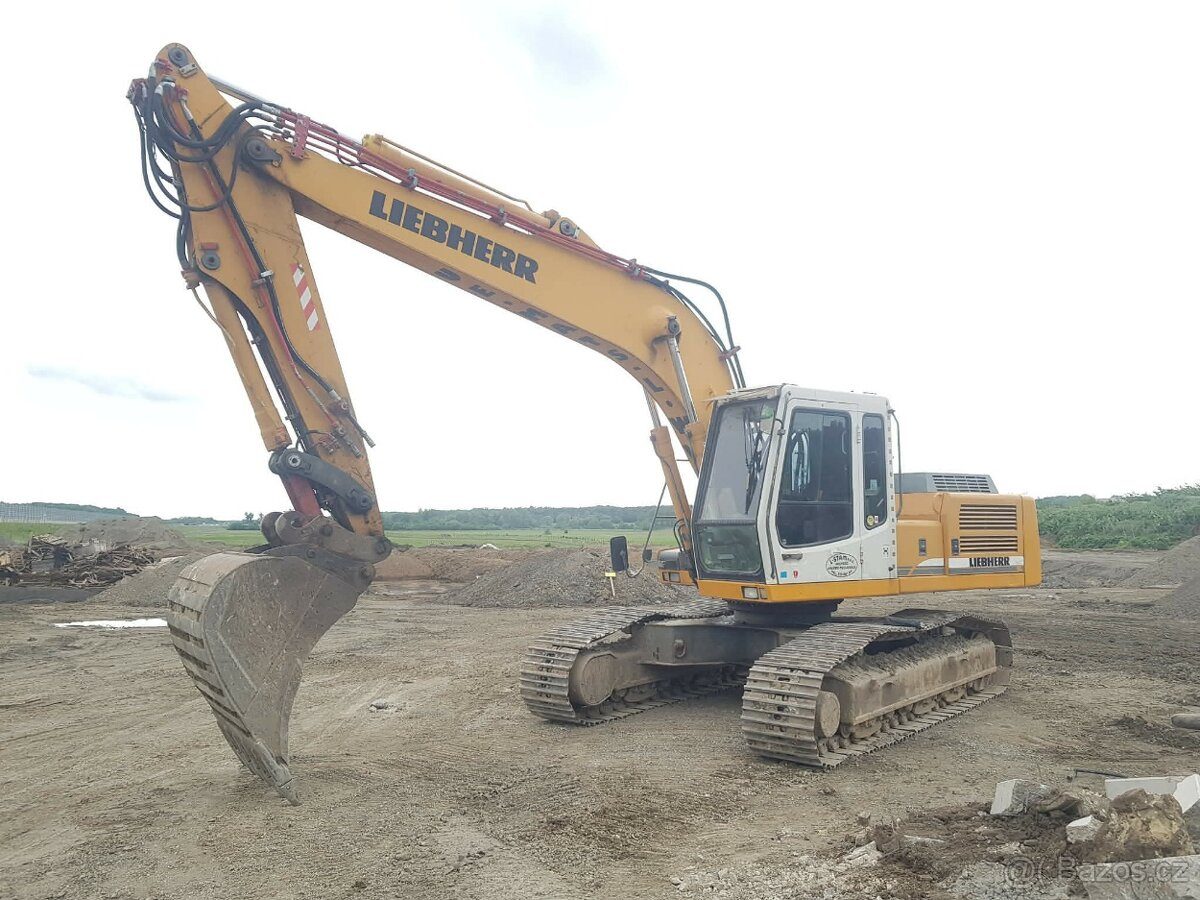 Prodej stavebního stroje Bagr Liebherr, Kroměříž.