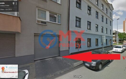 Pronájem Garážová stání, 20 m² – Praha, Libeň, ulice Kurta Konráda