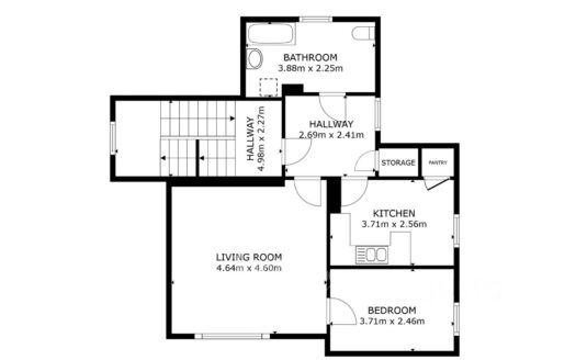 Pronájem bytu 2+1, 56 m² – Praha, Modřany, ulice Do čtvrti