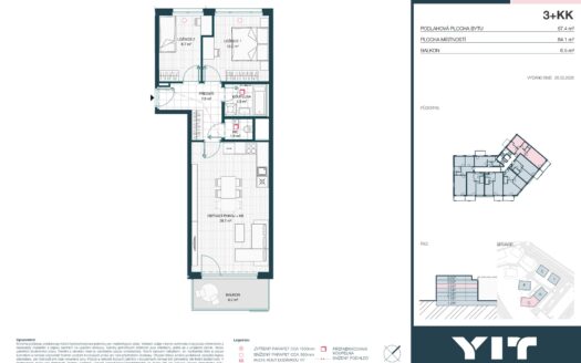 Prodej Byty 2+kk Praha Wassermannova 46 m²