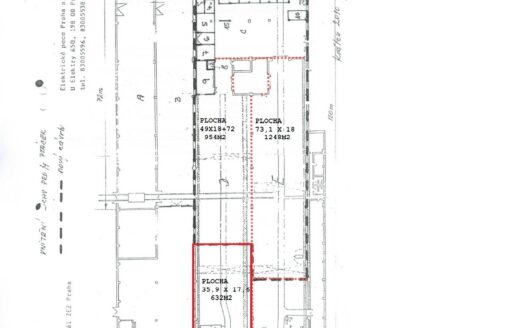 Pronájem Komerční Výrobní objekty Praha U Elektry 632 m²