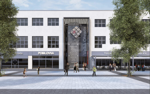 Pronájem Komerční Obchody Praha Prusíkova 618 m²