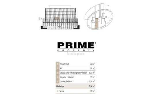 Pronájem bytu 2+kk, 79 m² – Praha, Smíchov, ulice Holečkova