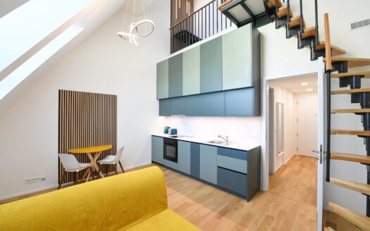 Pronájem bytu 2+kk, 44 m² – Praha, Holešovice, ulice U průhonu