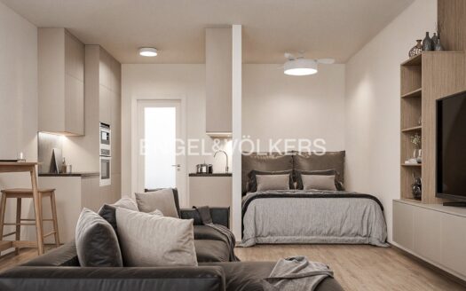 Pronájem bytu 1+kk, 36 m² – Praha, Bubeneč, ulice Vítězné náměstí