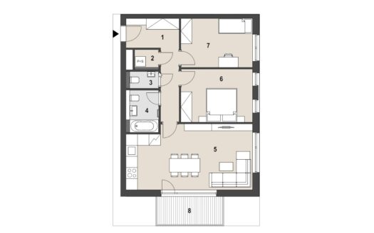 Prodej bytu 3+kk, 76 m² – Praha, Radotín, ulice náměstí Osvoboditelů