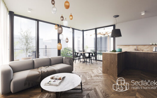 Prodej bytu 2+kk, 58 m² – Praha, Modřany, ulice Na Cikorce