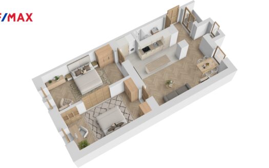 Prodej bytu 3+kk, 74 m² – Praha, Smíchov, ulice Kováků