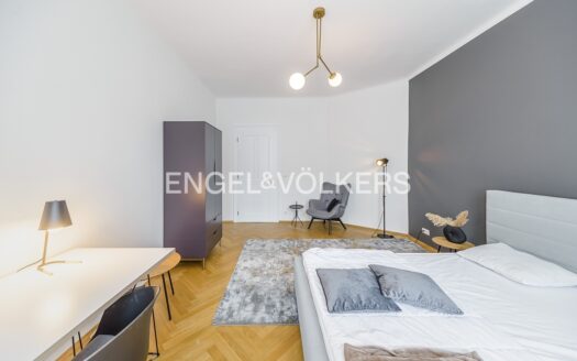 Pronájem bytu 4+1, 145 m² – Praha, Vinohrady, ulice Jagellonská