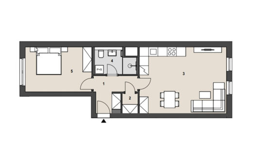 Prodej bytu 2+kk, 61 m² – Praha, Radotín, ulice náměstí Osvoboditelů