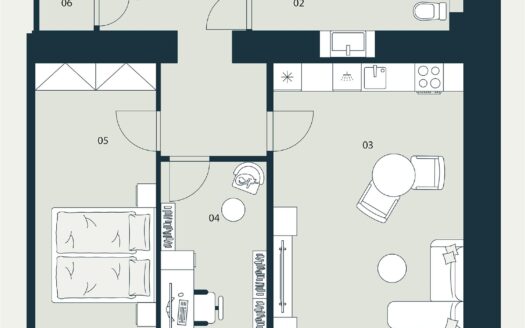 Prodej bytu 3+kk, 64 m² – Praha, Nusle, ulice Rostislavova