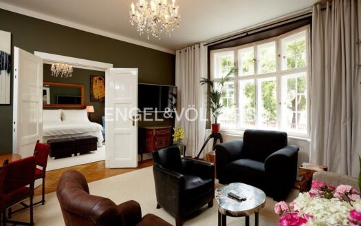 Pronájem bytu 3+1, 97 m² – Praha, Nové Město, ulice Rašínovo nábřeží