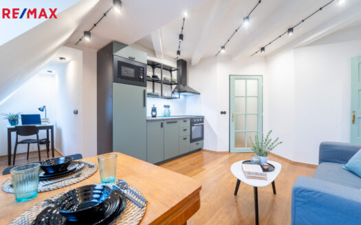 Prodej bytu 1+kk, 40 m² – Praha, Holešovice, ulice Veverkova