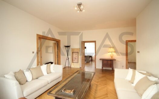 Pronájem bytu 4+1, 120 m² – Praha, Vinohrady, ulice Vinohrady