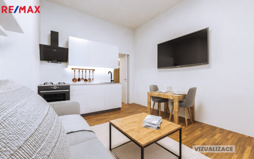 Prodej bytu 2+kk, 40 m² – Praha, Karlín, ulice Březinova