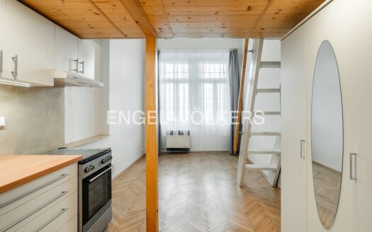 Pronájem bytu 1+kk, 22 m² – Praha, Holešovice, ulice Plynární