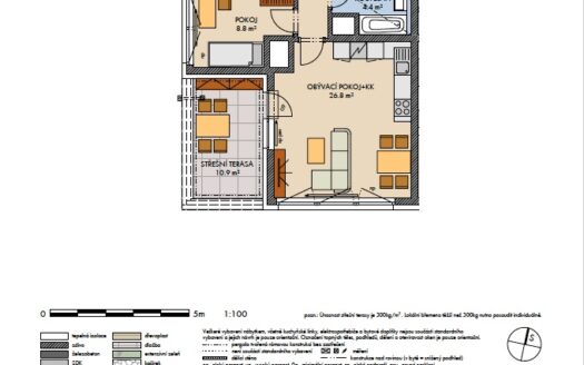 Prodej bytu 3+kk, 73 m² – Praha, Dolní Měcholupy, ulice Honzíkova