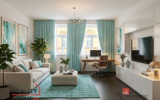 Pronájem bytu 2+kk, 56 m² – Praha, Žižkov, ulice Roháčova