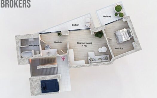 Prodej bytu 2+kk, 52 m² – Praha, Suchdol, ulice U hotelu