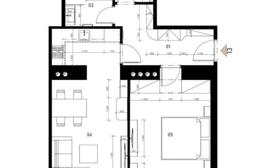 Prodej bytu 2+kk, 60 m² – Praha, Břevnov, ulice Pod Drinopolem