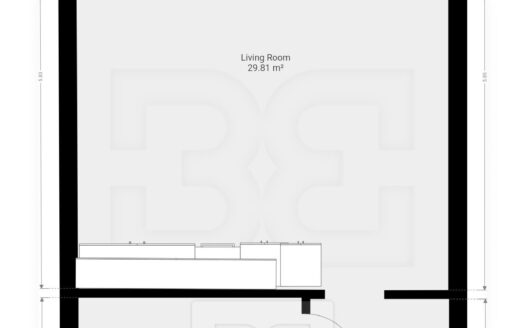 Pronájem bytu 1+kk, 42 m² – Praha, Smíchov, ulice Toyen