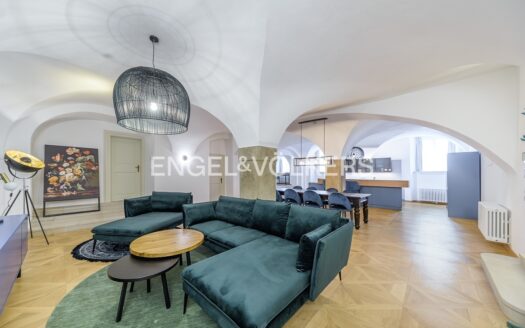 Pronájem bytu 3+kk, 186 m² – Praha, Malá Strana, ulice Na Kampě