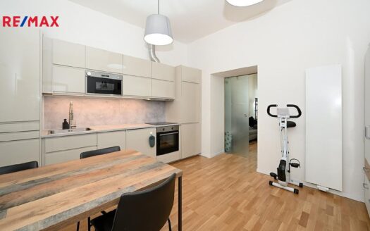 Pronájem bytu 1+1, 56 m² – Praha, Smíchov, ulice Pivovarská