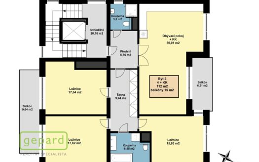 Prodej bytu 4+kk, 112 m² – Praha, Stodůlky, ulice Plzeňská