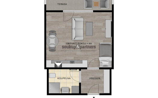 Prodej bytu 2+kk, 50 m² – Praha, Kbely, ulice Sedlářova
