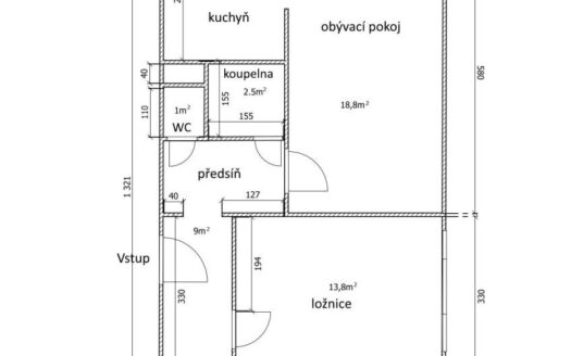 Prodej bytu 3+1, 73 m² – Praha, Strašnice, ulice Průběžná