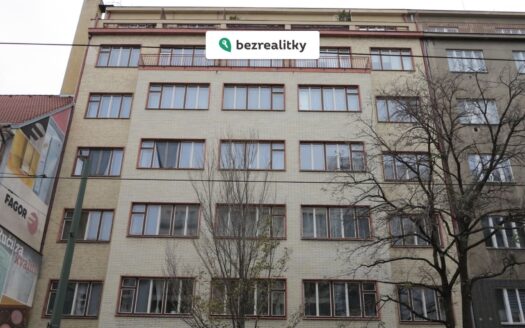 Prodej bytu 1+kk, 23 m² – Praha, Karlín, ulice Sokolovská