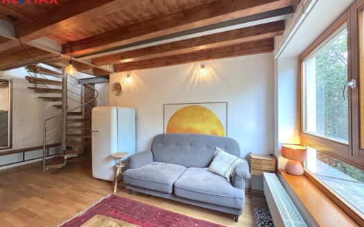 Pronájem bytu 2+kk, 44 m² – Praha, Smíchov, ulice Hořejší nábřeží