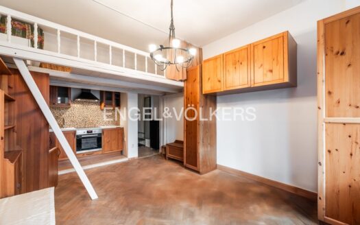 Pronájem bytu 1+kk, 27 m² – Praha, Holešovice, ulice U Pergamenky