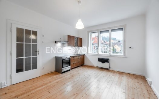 Pronájem bytu 1+kk, 28 m² – Praha, Braník, ulice Ke Krči